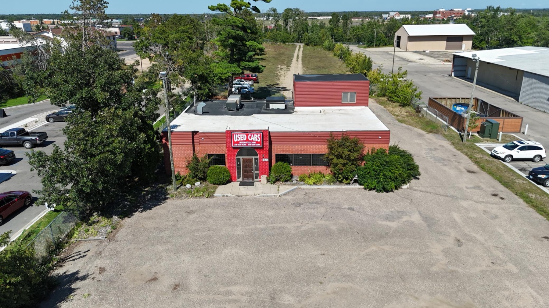 Aerial view of 1685 Paul Bunyan Drive NW